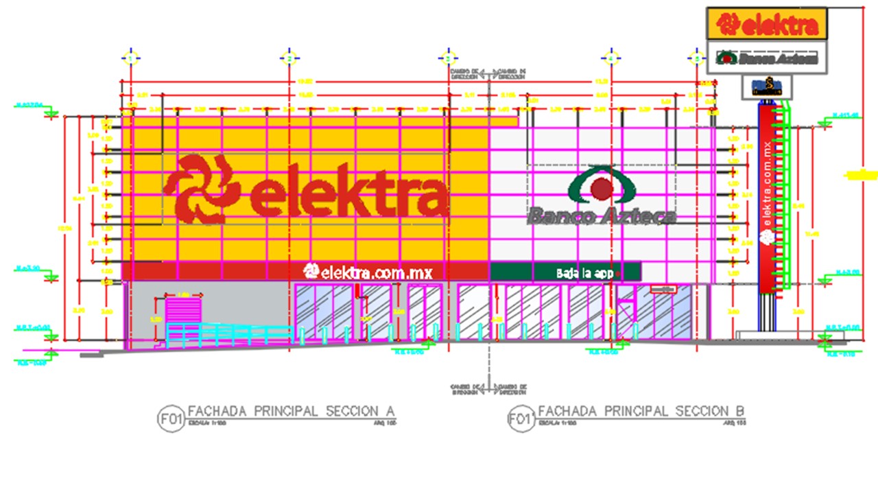 Tienda Departamental “Mega Elektra Atizapan” Edo. de Méx.