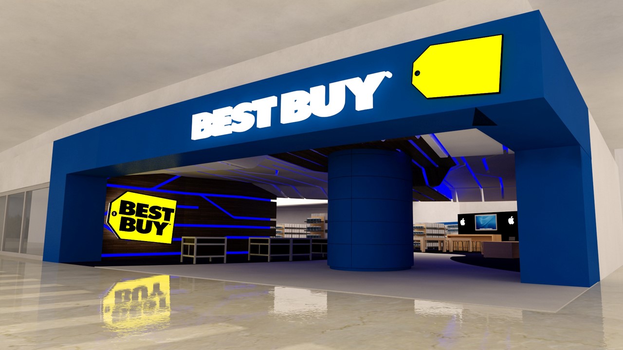 Tienda Departamental Best Buy Plaza Zentralia Churubusco, CDMX.